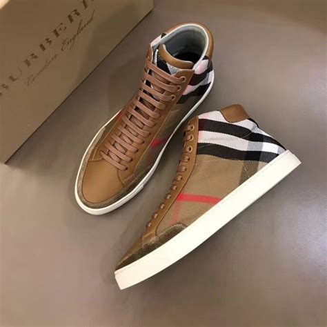 burberry shoe high|burberry high top sneakers men.